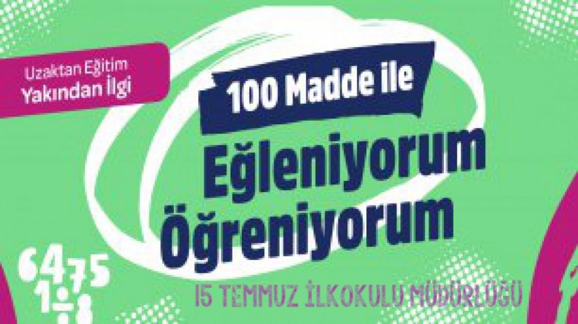 100 MADDE İLE EĞLENİYORUM&ÖĞRENİYORUM